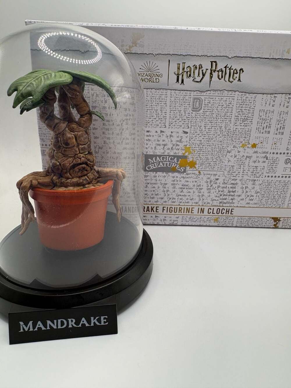 Wizarding World Harry Potter Mandrake Figurine In Cloche Lootcrate Exclusive